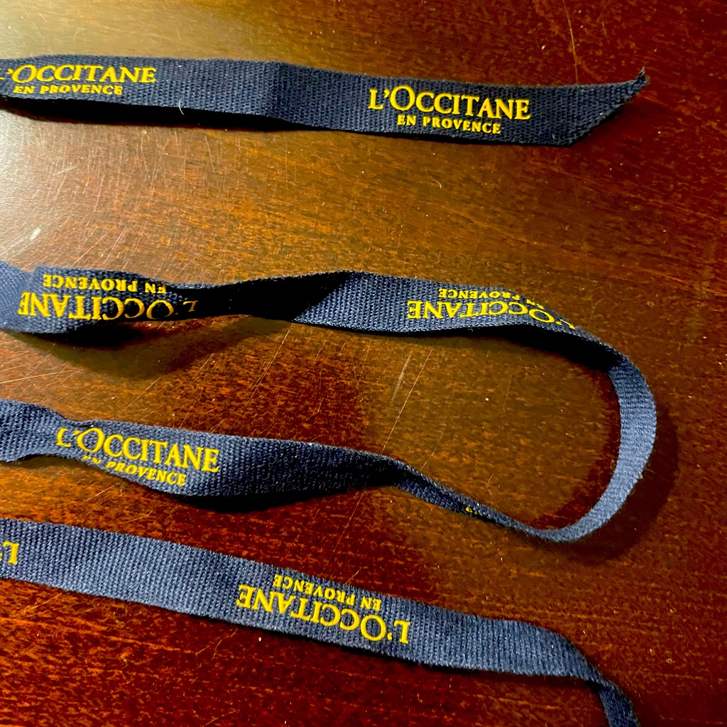 Loccitane Logo Brand Ribbon 34